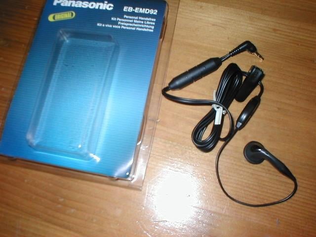 PANASONIC Headset Origineel (NIEUW), Ophalen of Verzenden, Nieuw, Zwart, Overige merken