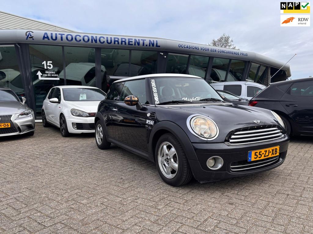Mini Mini 1.6 Cooper, Extra set wielen, Nieuwe APK Inruil mo, Auto's, Mini, Bedrijf, Te koop, Cooper, ABS, Airbags, Boordcomputer