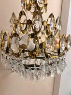 Vintage kristallen zakkroon hollywood regency uit ca 1960, Huis en Inrichting, Ophalen of Verzenden, Zo goed als nieuw