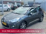 Citroen DS3 Cabrio 1.2 VTi So Chic! NL AUTO NAP! Navi l Crui, Auto's, Euro 5, Stof, Zwart, 1199 cc