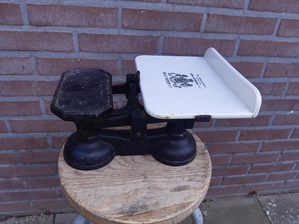 Oude weegschaal, Antiek en Kunst, Ophalen of Verzenden