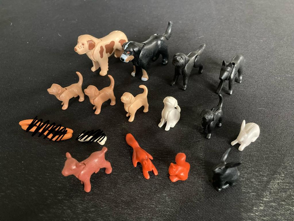Playmobil honden, eekhoorn ed…., Ophalen of Verzenden, Zo goed als nieuw