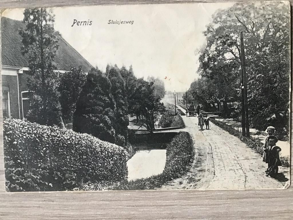 Pernis Sluisjesweg 1916, Verzenden, Voor 1920, Gelopen, Zuid-Holland