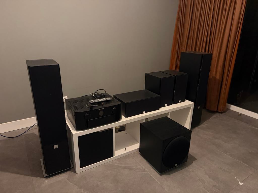 Dali 5.1 speakerset met Marantz SR7008, Audio, Tv en Foto, Luidsprekers, Gebruikt, Complete surroundset, 120 watt of meer, Ophalen