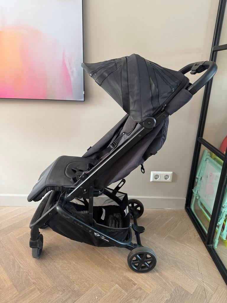 Easywalker MINI Buggy S Piccadilly Black inclusief regenhoes, Kinderen en Baby's, Buggy's, Ophalen, Zo goed als nieuw, Overige merken