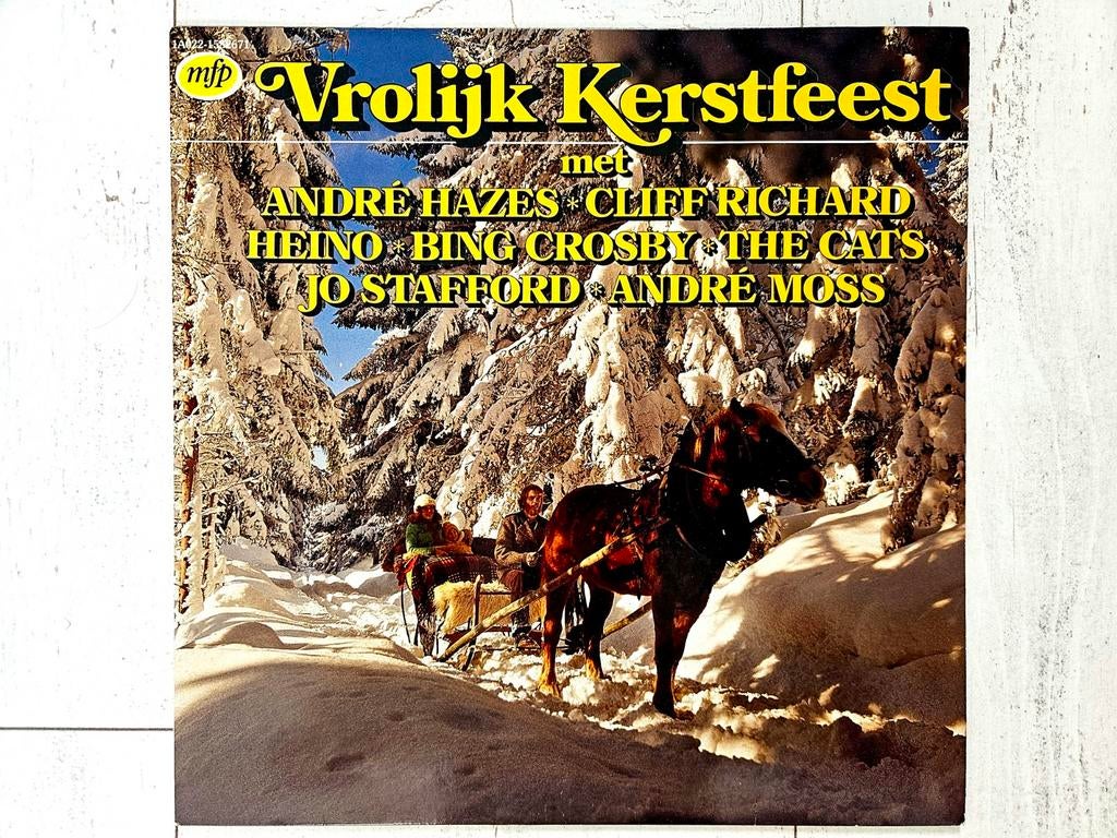Vrolijk Kerstfeest LP, Gebruikt, 1980 - 1989, Ophalen of Verzenden, Complilatie