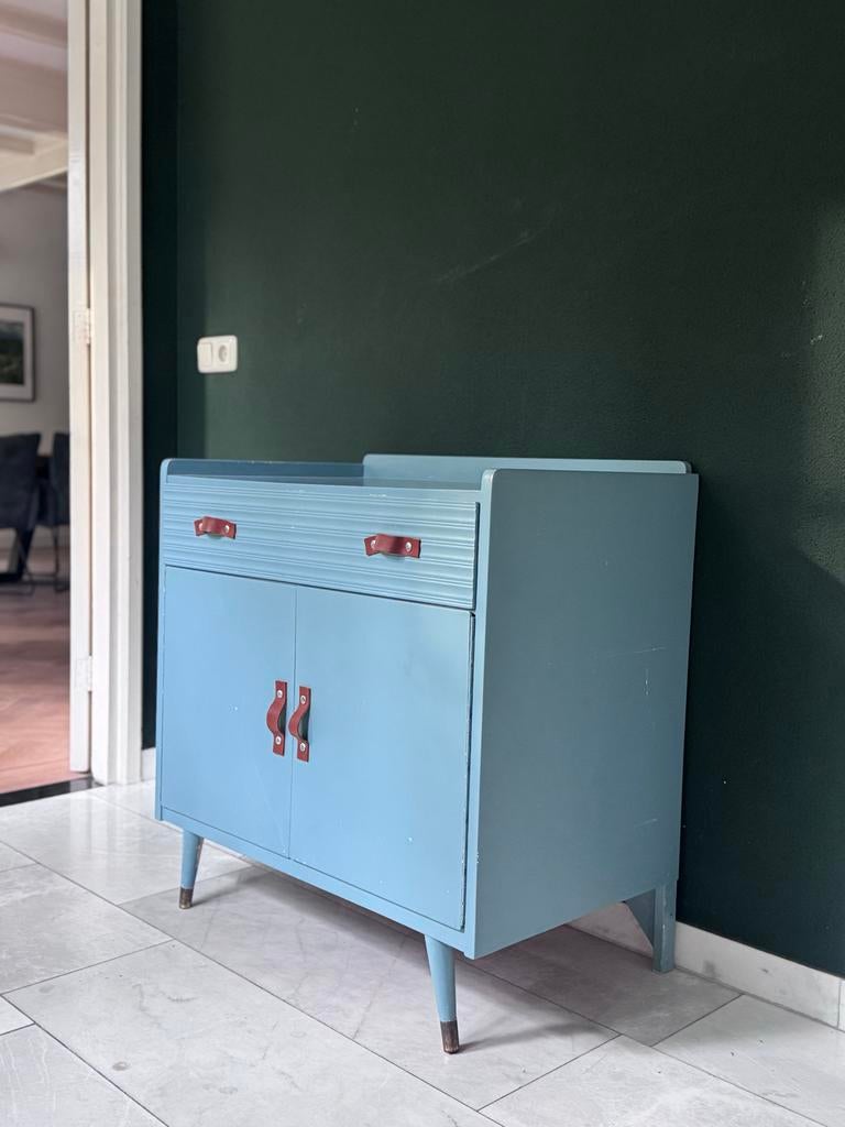 Hippe retro commode, Kinderen en Baby's, Kinderkamer | Commodes en Kasten, Gebruikt, 75 tot 100 cm, Commode, Ophalen