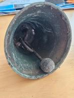 Antieke bronzen Scheepsbel., Ophalen of Verzenden, Rechthoekig, Hout