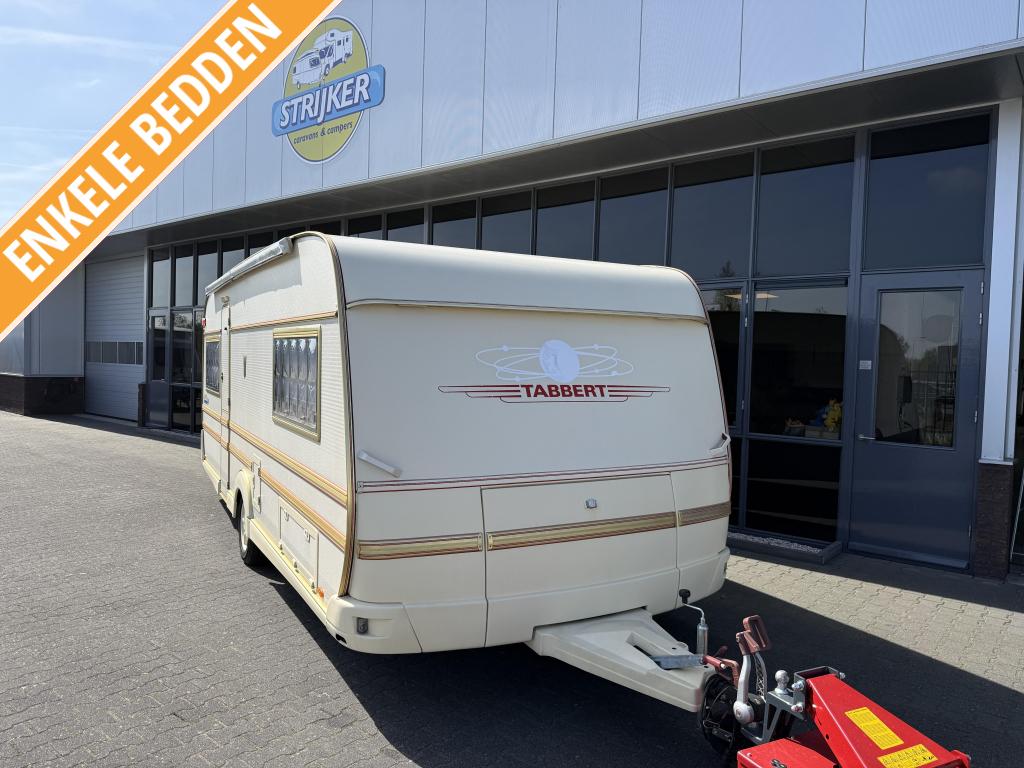 Tabbert Comtesse 560 2 Aparte bedden + Rondzit # zeer netjes, Schokbreker, Lengtebed, Rondzit, Tabbert