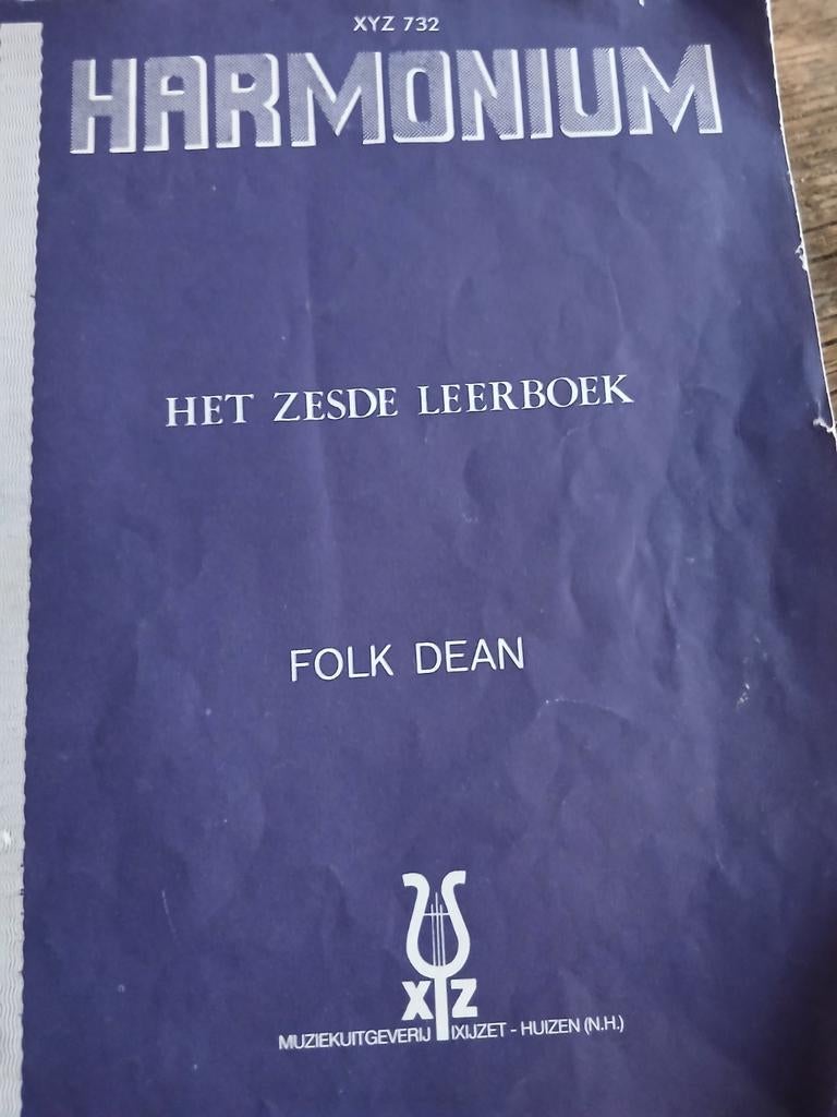 Harmonium het zesde leerboek Folk Dean, Ophalen of Verzenden, Gebruikt, Les of Cursus, Overige genres
