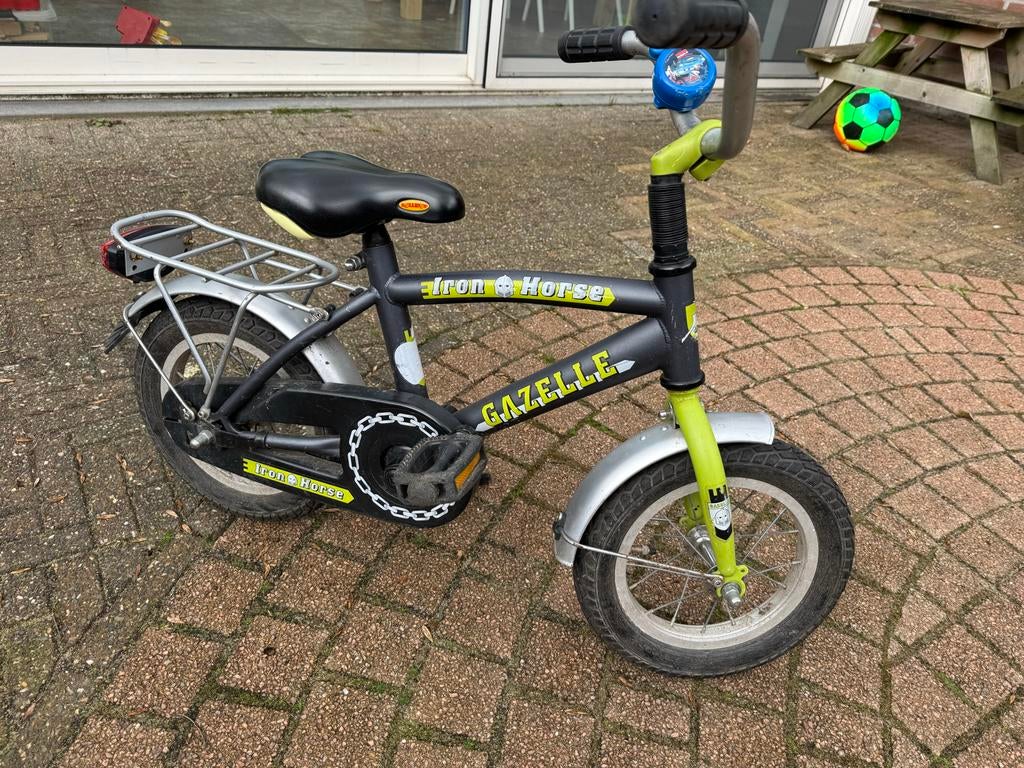 Kinderfietsje Gazelle Iron Horse 12 inch - Gebruikt, Fietsen en Brommers, Fietsen | Kinderfietsjes, Ophalen of Verzenden, Gebruikt