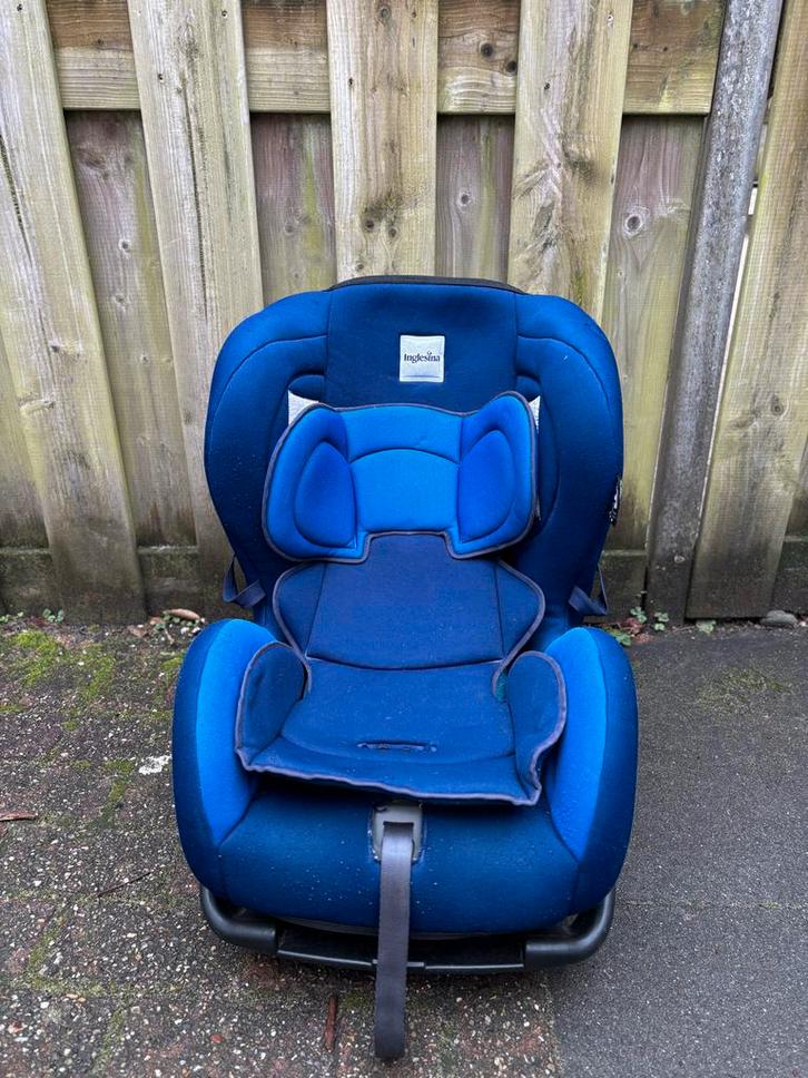 Inglesina autostoel - Blauw, 0-18 kg, Kinderen en Baby's, Autostoeltjes, Gebruikt, Overige merken, 0 t/m 18 kg, Autogordel, Zijbescherming