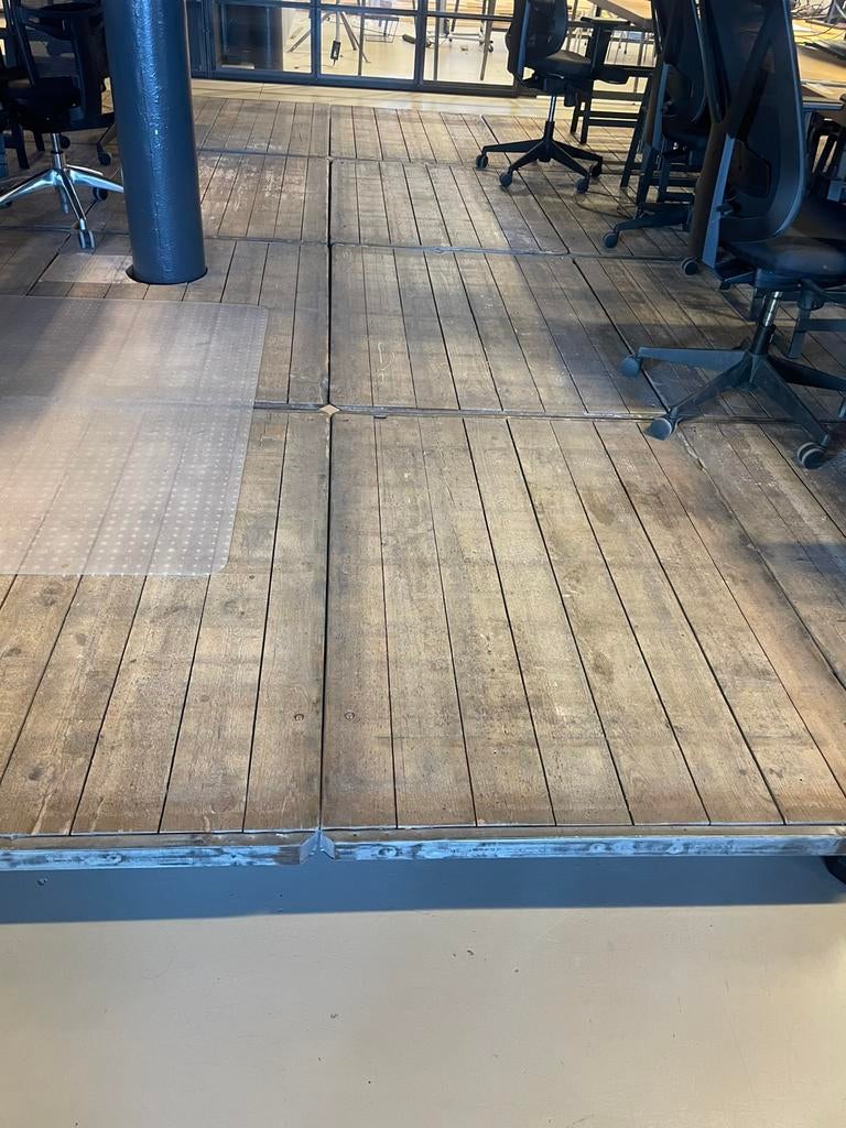 Houten vlonder, Minder dan 25 mm, Ophalen of Verzenden, Zo goed als nieuw, Minder dan 200 cm