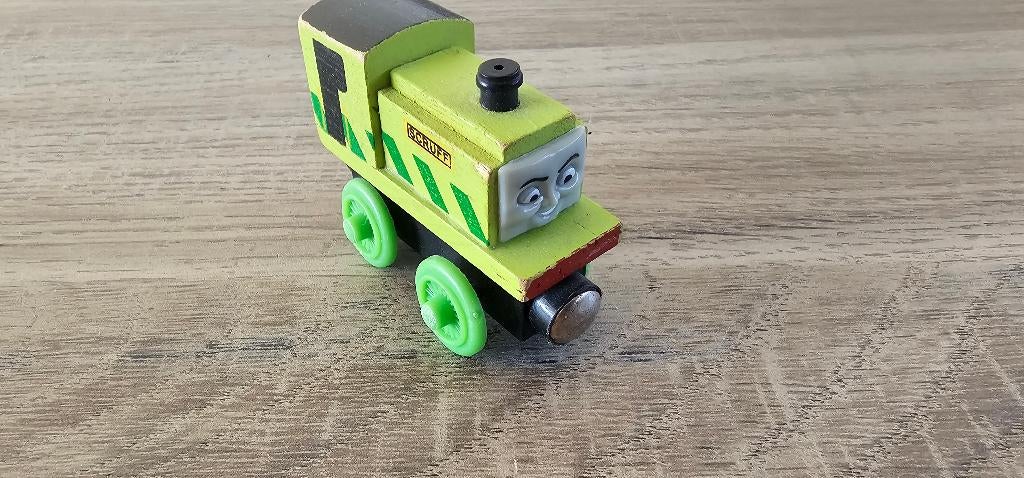 Thomas de trein Hout Scruff, Kinderen en Baby's, Speelgoed | Thomas de Trein, Ophalen of Verzenden, Zo goed als nieuw