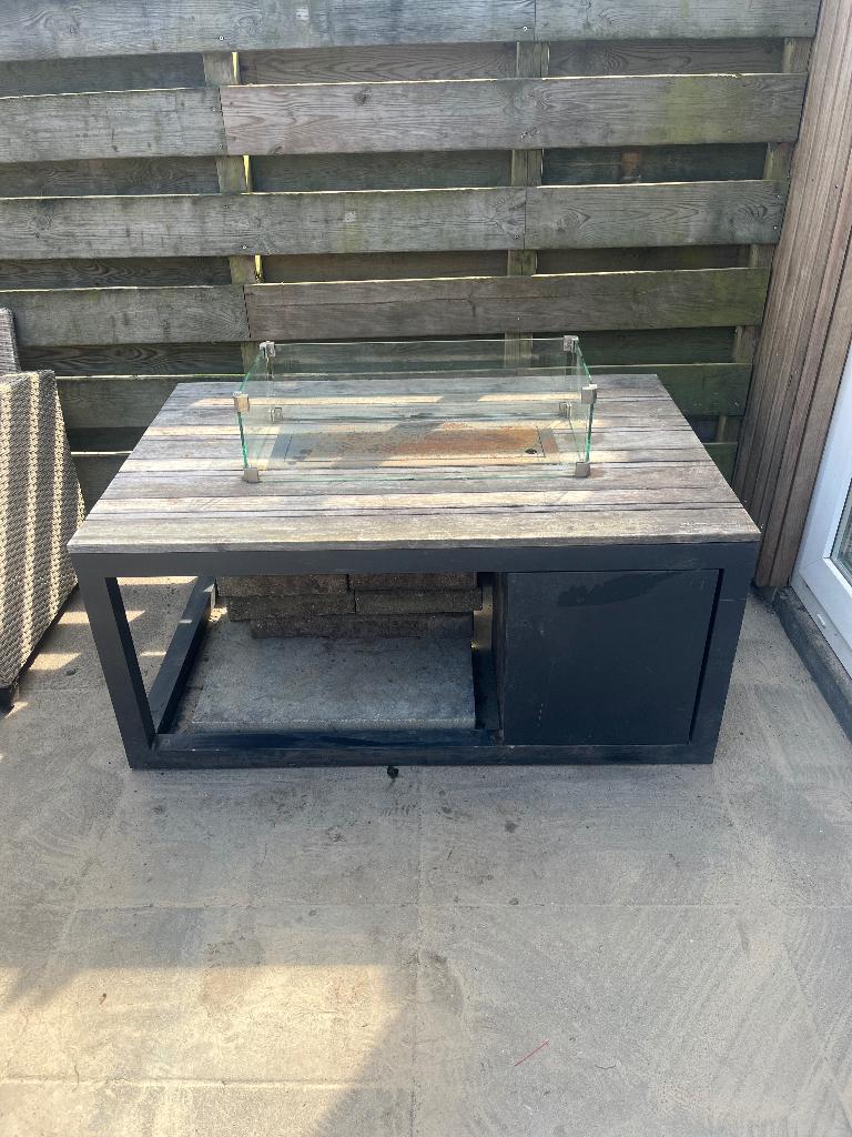 Cosiloft lounge vuurtafel 120 cm zwart Cosi vuurtafel, Tuin en Terras, Ophalen, Gebruikt