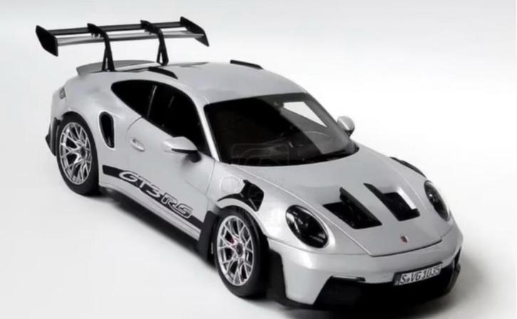 Porsche 911 GT3 RS 2022 GT ICE GREY 1/18 NOREV ref. 187359, Hobby en Vrije tijd, Modelauto's | 1:18, Nieuw, Norev, Verzenden