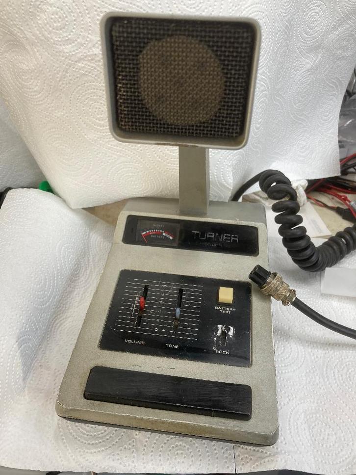 turner tafel microfoon, Telecommunicatie, Zenders en Ontvangers, Gebruikt, Zender, Ophalen of Verzenden