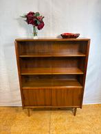 Gratis verzending!Midcentury retro teak boek/vitrinekast1960, Herbert E. Gibbs, Herbert E. Gibbs, 25 tot 50 cm, Mid century retro vintage teak boekenkast vitrinekast 1960 deens