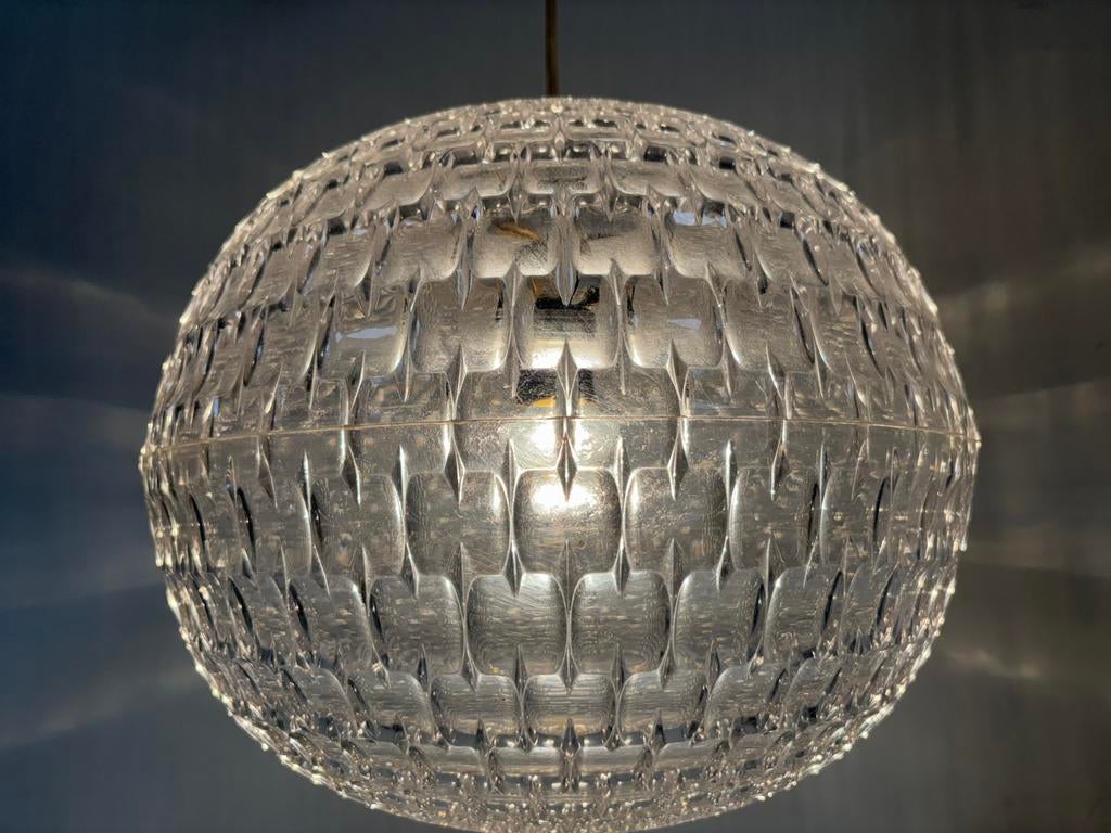 ERCO Design Acryl 'Diamond' Hanglamp hanglamp A. Gangkofner, Ophalen of Verzenden, Zo goed als nieuw, Minder dan 50 cm