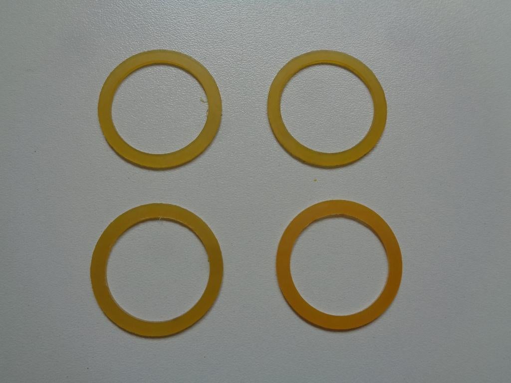 Antislipbandjes voor LGB locomotieven met 37,5 mm wielen, Nieuw, Ophalen of Verzenden, LGB, Gelijkstroom