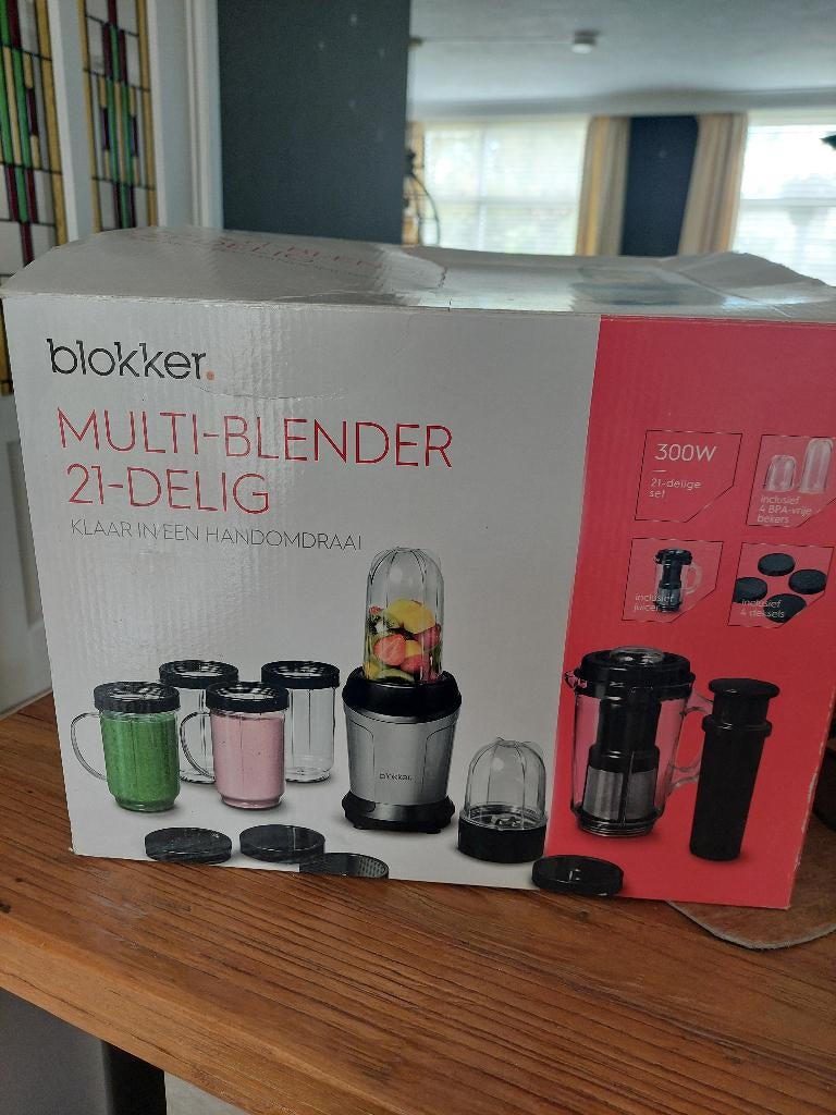 Multi- blender, Ophalen, Overige typen, Kunststof, Zo goed als nieuw