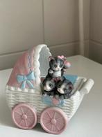 Muziek speeldoos poesjes in kinderwagen vintage, Kinderen en Baby's, Kraamcadeaus en Geboorteborden, Ophalen of Verzenden, Zo goed als nieuw