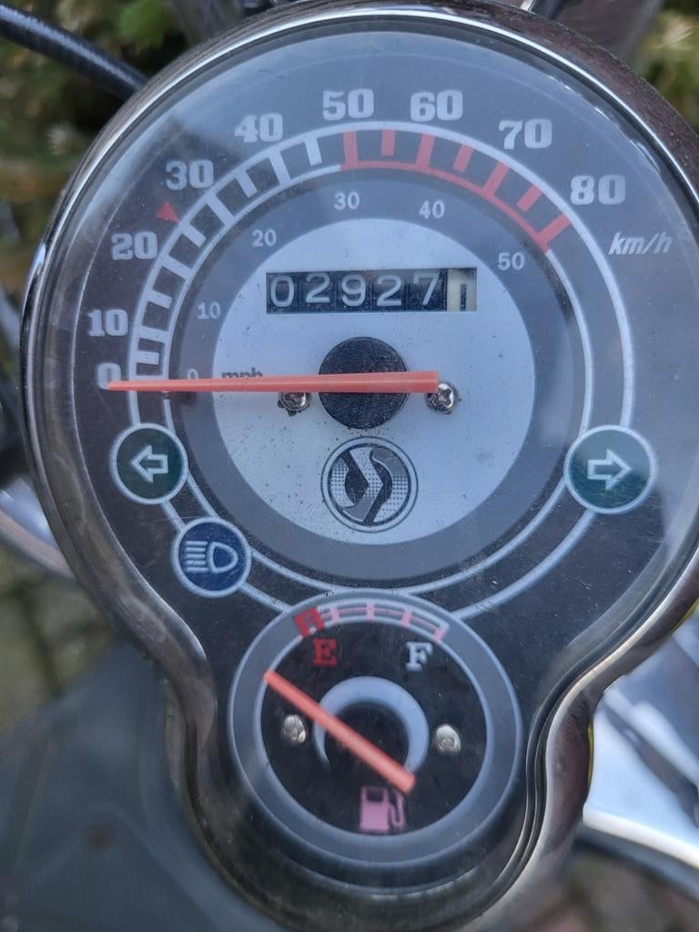 SYM Allo Blauw Kenteken, Ophalen, Gebruikt, Maximaal 45 km/u, Allo