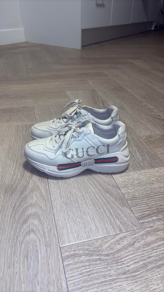 ORIGINELE Women's Rhyton trainer Gucci, Beige, Nieuw, Ophalen of Verzenden, Sneakers of Gympen