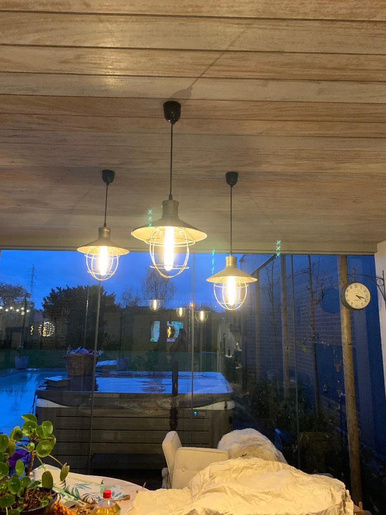 3 plafondlampen Clayre en Eef, 50 tot 75 cm, Ophalen of Verzenden, Zo goed als nieuw, Metaal