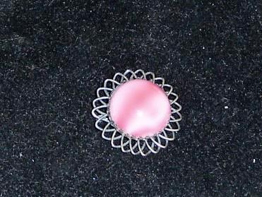 antieke broche m roze steen en Hanger 4 x3 cm bakeliet steen, Sieraden, Tassen en Uiterlijk, Antieke sieraden, Overige typen, Overige materialen