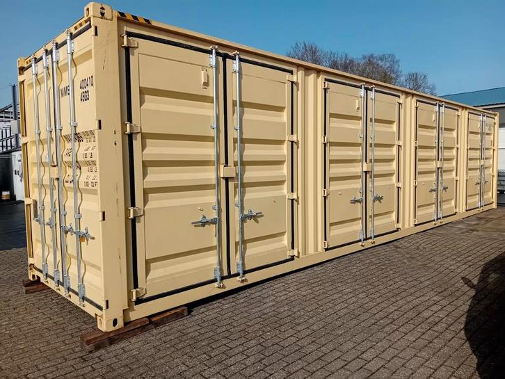 Nieuwe 40ft High Cube Zeecontainer met Open Zijde, Zakelijke goederen, Machines en Bouw | Keten en Containers, Ophalen