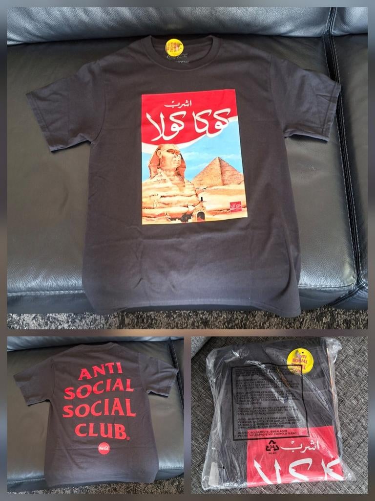 Coca-Cola x Anti Social Social Club T-shirt maat S (nieuw), Anti Social Social Club, Zwart, Nieuw, Ophalen of Verzenden