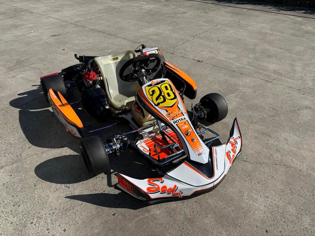 Sodi Kart Sigma 200 Rotax DD2 - Slechts 1 seizoen gebruikt, Sport en Fitness, Karting, Ophalen, Zo goed als nieuw, Kart