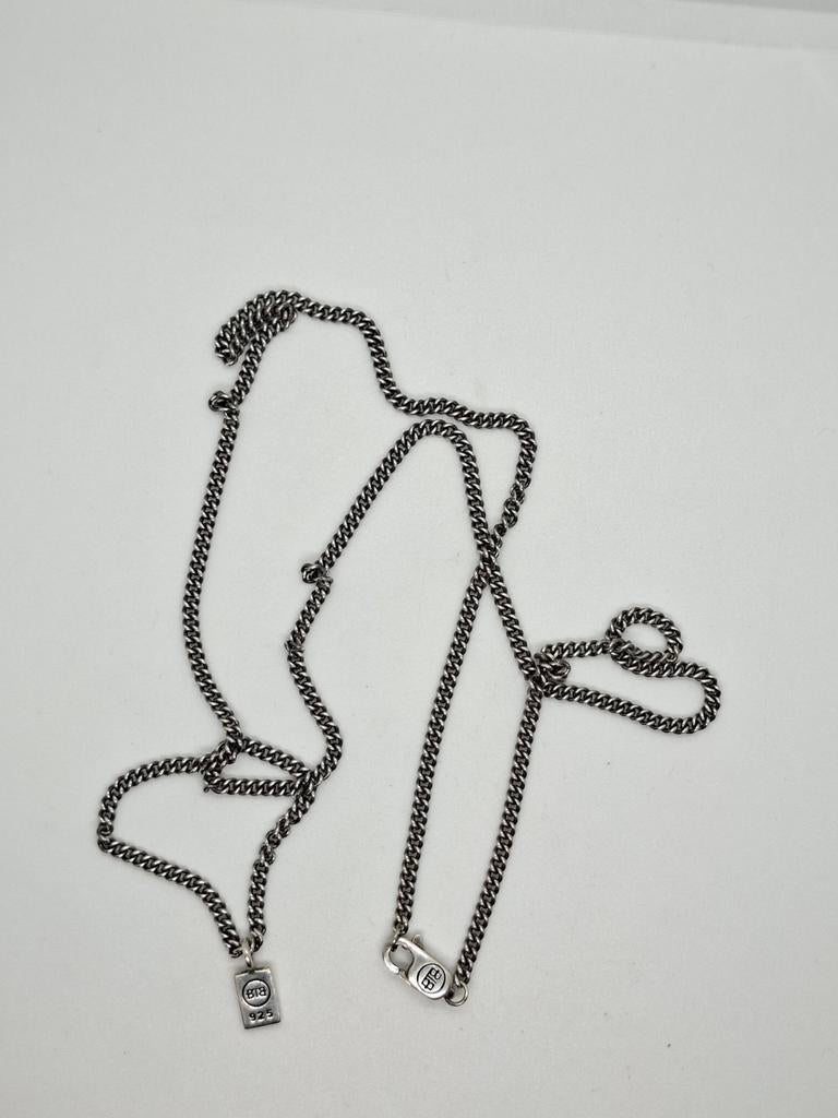 Zilveren Buddha to Buddha ketting - 74,5 cm, Ophalen of Verzenden, Zo goed als nieuw, Zilver, Zilver
