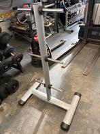 Gym 80 halter schijven rek, Ophalen, Halterschijven, Gebruikt, Rek