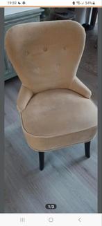 Lichtgele fauteuil ikea, Ophalen, Gebruikt, 50 tot 75 cm