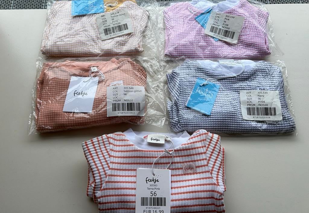 Feetje Pyjama Wafel Mix Partij, Kinderen en Baby's, Babykleding | Baby-kledingpakketten, Ophalen of Verzenden, Zo goed als nieuw