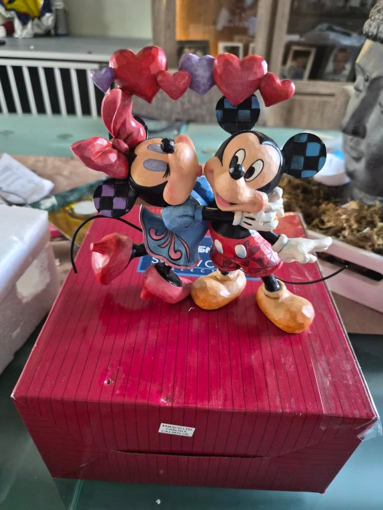 Disney Mickey & Minnie Mouse Beeldje Jim Shore, Ophalen of Verzenden