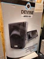 2x Devine Artis A15 Speaker - Zo Goed Als Nieuw!, Zo goed als nieuw, 120 watt of meer, Front, Rear of Stereo speakers, Ophalen