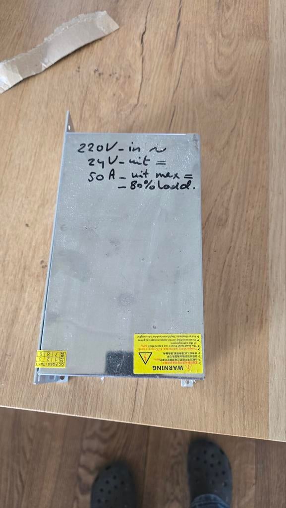 Meishile S-1200-24 Voeding 24V 50A, Ophalen of Verzenden, Nieuw