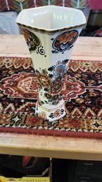 Flora Keramiek vaas Delfts polychroom handwerk #459, Ophalen of Verzenden