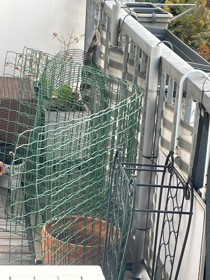 4x Groene afrastering 1.50m x 1.00m - Losse delen, Tuin en Terras, Tuinhekken en Hekwerk, Gebruikt, Gaashekwerk, IJzer, Ophalen of Verzenden