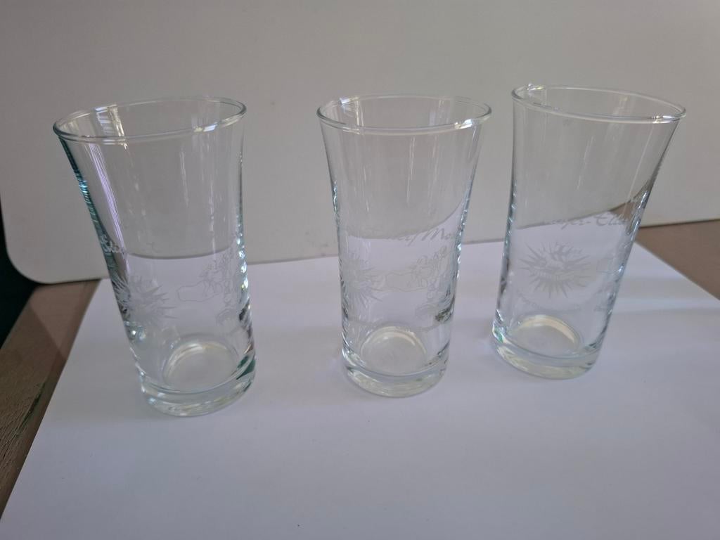 3x Moezel wijnglaasjes, Ophalen of Verzenden