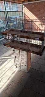 Te koop  twee tentoonstellingkooien  drie vaks, Dieren en Toebehoren, Vogels | Duiven, Mannelijk, Overige soorten