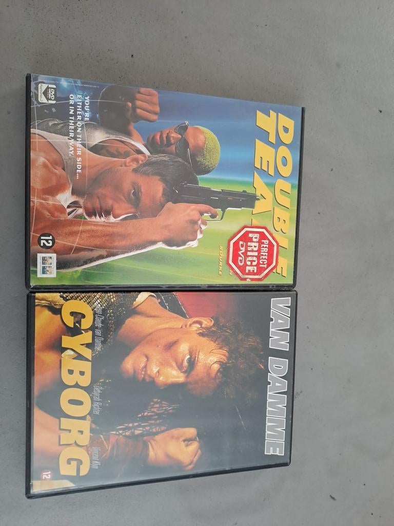Double Team & Cyborg (Van Damme) DVD's, Vanaf 12 jaar, Ophalen of Verzenden, Gebruikt, Actie