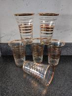 6 vintage limonadeglazen, Ophalen of Verzenden, Gebruikt, Overige typen
