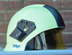 Brandweerhelm brandweer Dräger HPS6200, Ophalen of Verzenden, Landmacht, Nederland, Embleem of Badge