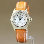 Breitling Callistino Goud 18K Diamant K52043, Overige merken, Leer, Polshorloge, Ophalen of Verzenden