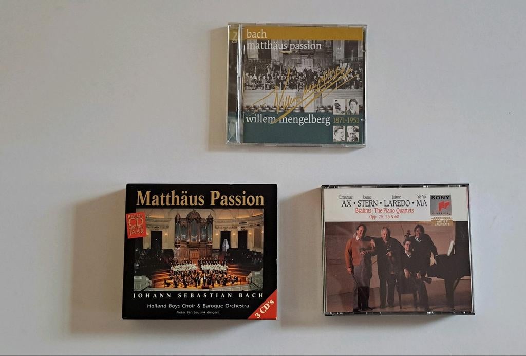 CD's van 2x Bach en 1x Brahms, Cd's en Dvd's, Ophalen of Verzenden, Barok, Zo goed als nieuw, Overige typen