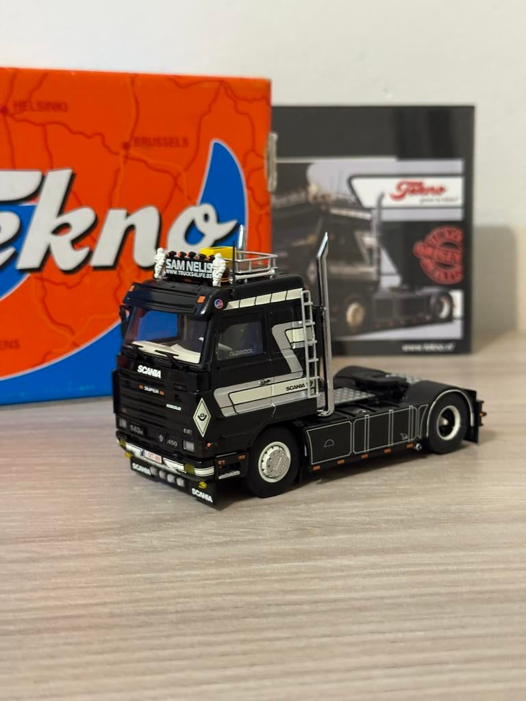 Scania tekno Sam Nelis, Hobby en Vrije tijd, Ophalen of Verzenden, Nieuw, Bus of Vrachtwagen, Tekno